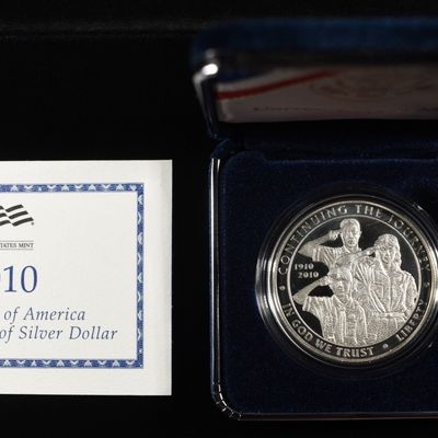 Sale Photo Thumbnail #296: 2010-P PROOF $1 BOY SCOUTS OF AMERICA COMMEM