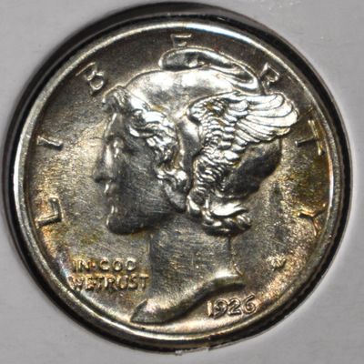 Sale Photo Thumbnail #179: 1926 MERCURY DIME BU FSB