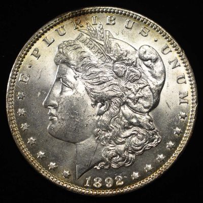 Sale Photo Thumbnail #235: 1892 MORGAN DOLLAR CH BU