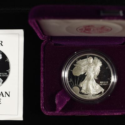 Sale Photo Thumbnail #298: 1993-P AMERICAN SILVER EAGLE PROOF