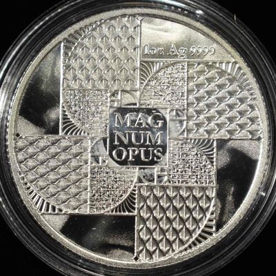 Sale Photo Thumbnail #405: 2023 NIUE MAGNUM OPUS 1 OZ .999 SILVER ROUND