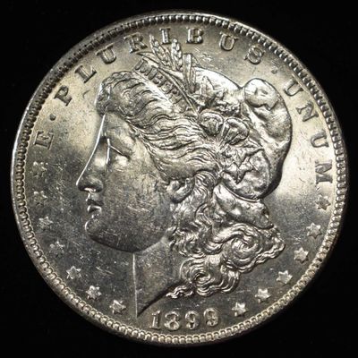 Sale Photo Thumbnail #248: 1899-O MICRO "O" MORGAN DOLLAR AU/BU
