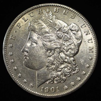 Sale Photo Thumbnail #253: 1901-S MORGAN DOLLAR CH AU