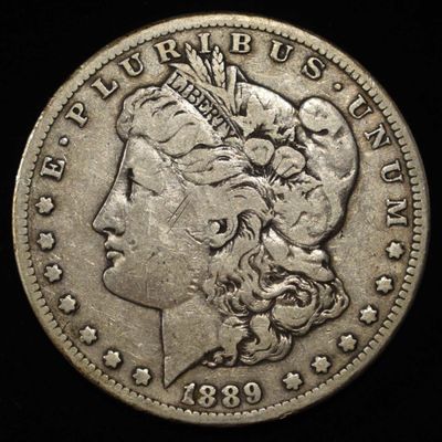 Sale Photo Thumbnail #229: 1889-CC MORGAN DOLLAR FINE
