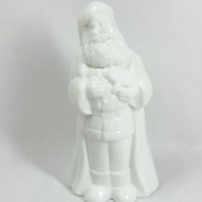 Sale Photo Thumbnail #453: MOSSER MILK GLASS SANTA CLAUS FIGURINE