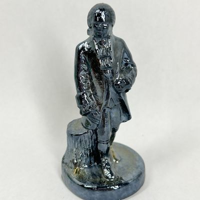 Sale Photo Thumbnail #406: BOYD GLASS COLONIAL MAN GLASS FIGURINE