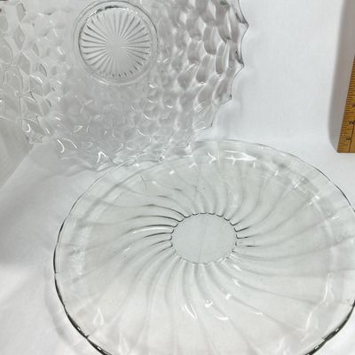 Sale Photo Thumbnail #490: FOSTORIA AND PRESSED GLASS ASSORTMENT