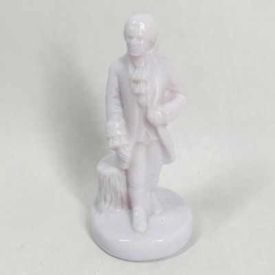 Sale Photo Thumbnail #405: BOYD COLONIAL MAN MILK GLASS FIGURINE
