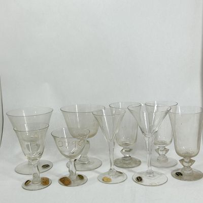 Sale Photo Thumbnail #487: CAMBRIDGE CRYSTAL GLASS STEMWARE COLLECTION