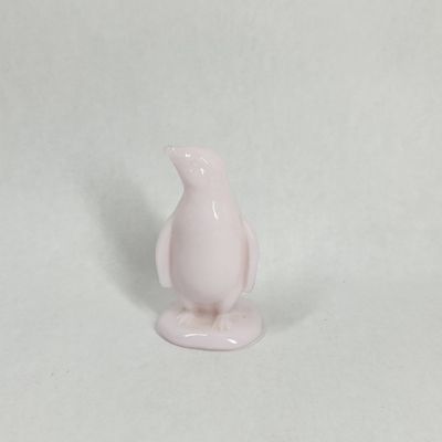 Sale Photo Thumbnail #373: BOYD PINK SLAG GLASS PENGUIN FIGURINE
