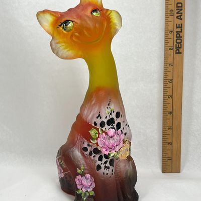 2006 5/5 FENTON M KIBBE PAINTED ALLEY CAT RARE