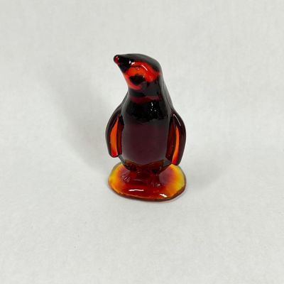 Sale Photo Thumbnail #375: BOYD AMBERINA GLASS PENGUIN FIGURINE