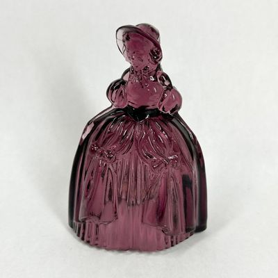 Sale Photo Thumbnail #377: BOYD ROYAL PLUM GLASS LOUISE FIGURINE