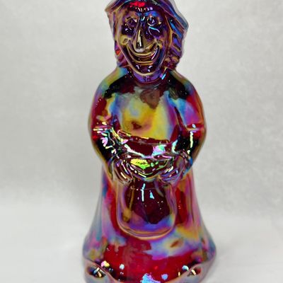 FENTON RUBY CARNIVAL GLASS WITCH