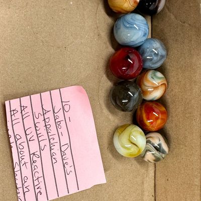 Sale Photo Thumbnail #310: JABO GLASS MARBLES DAVE'S APPALACHIAN SWIRLS