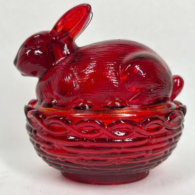 Sale Photo Thumbnail #186: MOSSER RED BUNNY ON NEST