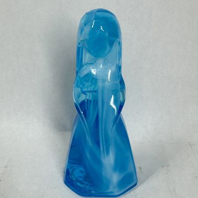 Sale Photo Thumbnail #333: BLUE SLAG GLASS JENNY DOLL FIGURINE