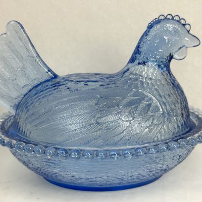 Sale Photo Thumbnail #180: INDIANA CORNFLOWER BLUE HEN ON NEST