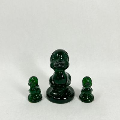 Sale Photo Thumbnail #385: BOYD DEBBIE DUCK GLASS DUCK TRIO