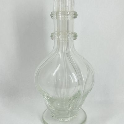 Sale Photo Thumbnail #469: CAMBRIDGE FOUR-CHAMBER CLEAR GLASS DECANTER
