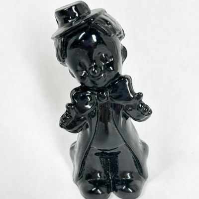 Sale Photo Thumbnail #347: BOYD GLASS CHUCKLES CLOWN FIGURINE