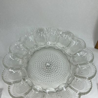 Sale Photo Thumbnail #216: INDIANA HOBNAIL GLASS EGG PLATTER