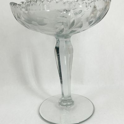 Sale Photo Thumbnail #468: CAMBRIDGE CRYSTAL FLORAL COMPORT
