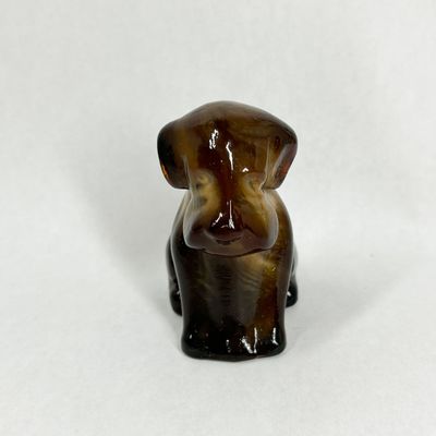 Sale Photo Thumbnail #360: FENTON SLAG GLASS DOG FIGURINE