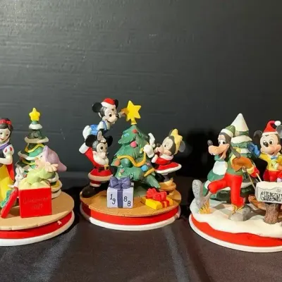 The Disney Collection Limited Edition Christmas 1987, 1988, 1989