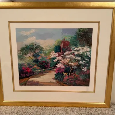 “Spring Magnolia Blossoms” Signed/Numbered Seriagraph By Mark King