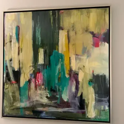 Very Large, Signed  Abstract Painting