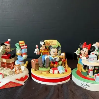The Disney Collection Limited Edition Christmas 1990, 1991, 1992