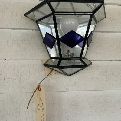 Sale Photo Thumbnail #12: glass wall sconce