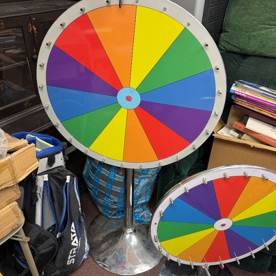 Sale Photo Thumbnail #325: Large and small professional grade prize wheels
