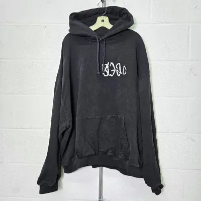 032c SOS Bubble Pullover Graphic Hoodie: Size M