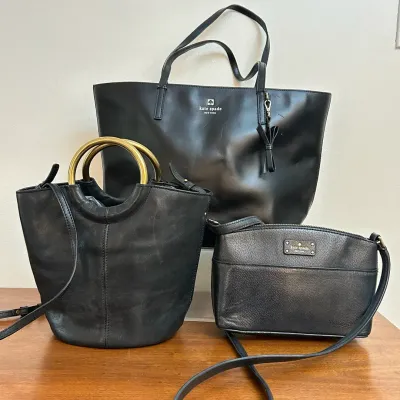 Kate Spade & J. Crew Leather Handbags 