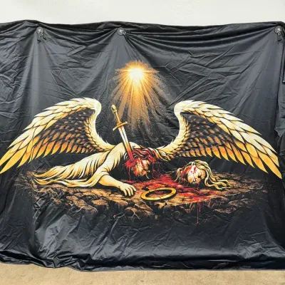 Large Fallen Angel Flag 11'8"x7'9"