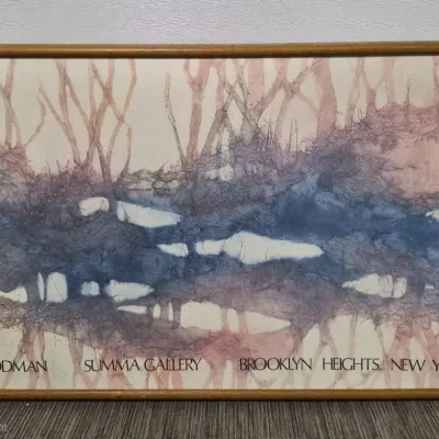 Vintage Ruth Rodman Summa Gallery Exhibition Poster