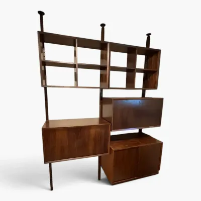 Mid Century Modular Wall Unit - 64x17x96.5"