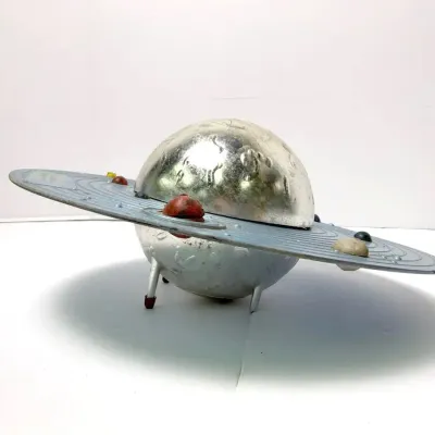 Vintage Plan-It Planet Coin Bank - Riggs Bank Promo