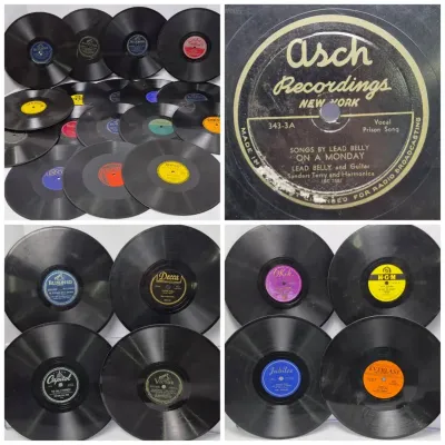 Vintage 78 RPM Records: Blues, Jazz & Early R&B – Lead Belly, Lester Young, The Orioles & More