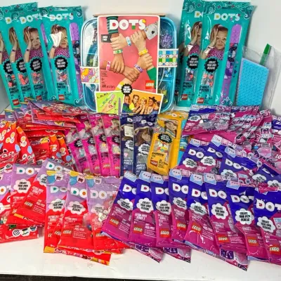 New LEGO Dots Mega Pack 41913 Plus Sealed Extra Dots Packs, Watch Band Kits & More