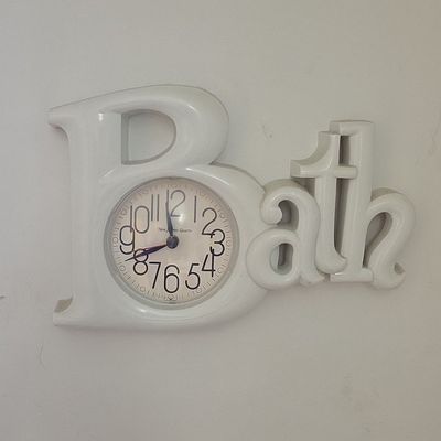 Sale Photo Thumbnail #147: Vintage 1980s 'Bath' Novelty Wall Clock