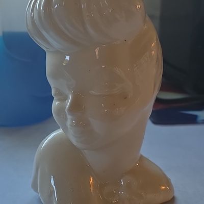 Sale Photo Thumbnail #75: Vintage Mid-Century Lady Head Vase Planter