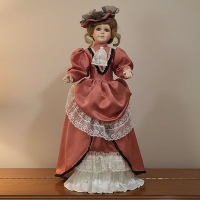 Sale Photo Thumbnail #139: Collection of Assorted Porcelain Collector Dolls