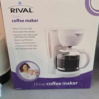 Sale Photo Thumbnail #160: Rival 12-Cup Coffee Maker Model PIL-HC09112
