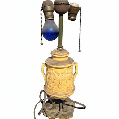 Sale Photo Thumbnail #74: Vintage Ceramic Urn-Style Table Lamp