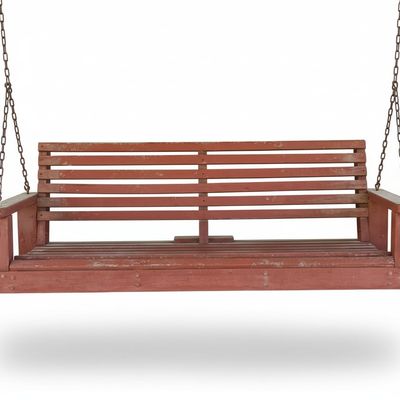 Sale Photo Thumbnail #32: Vintage Wooden Porch Swing