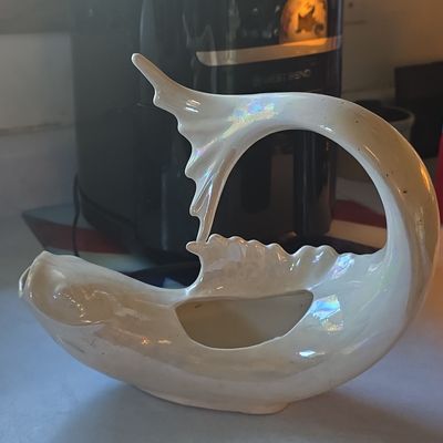 Sale Photo Thumbnail #105: Vintage PEB Ceramics Lustreware Fish Planter