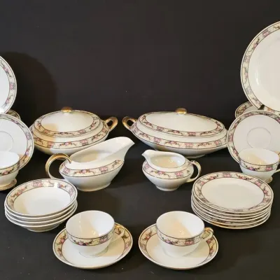 Victoria (Czech) Vintage Fine China Set